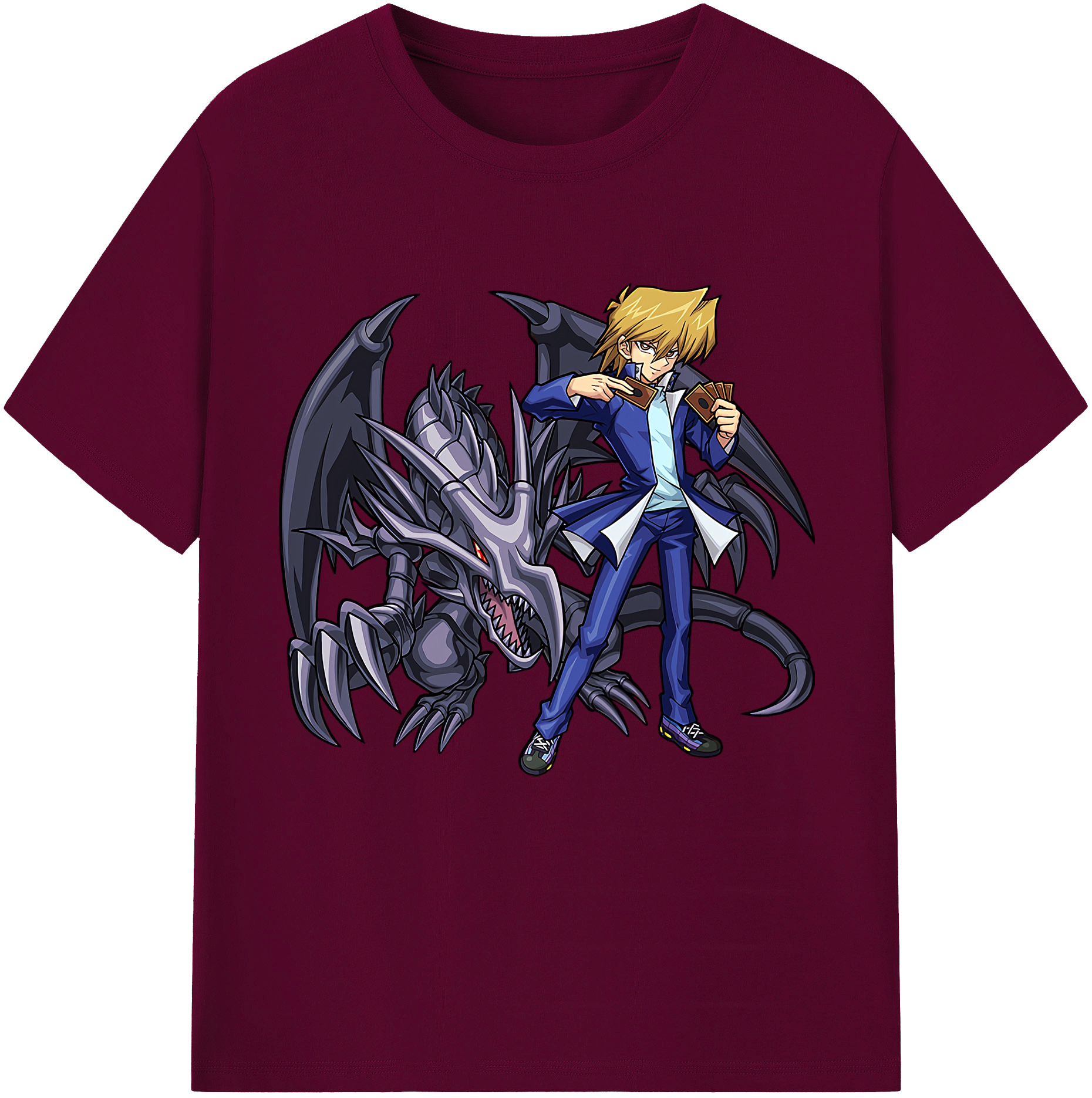（画像用） 遊☆戯☆王 Yu-Gi-Oh! レディースカジュアルプリントTシャツ（綿100％）